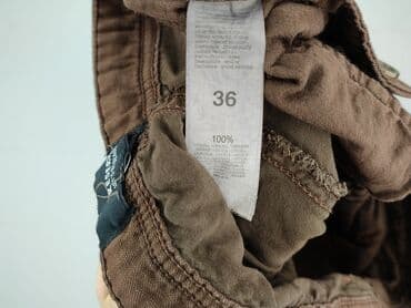 spodnie woskowane brązowe reserved: Reserved, Material trousers for women, size S — 6