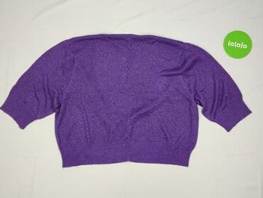 sweter z bufiastymi rękawami: Kardigan damski, 3XL — 3