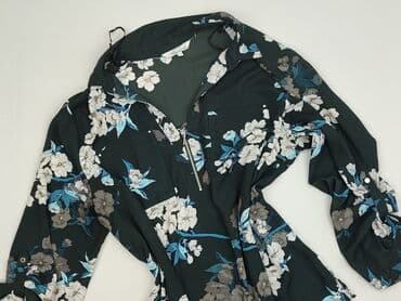 bluzka damska kolorowa: Peacocks, Bluzka damska, rozmiar XL — 1