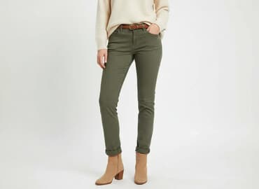 chinosy damskie reserved: Reserved, Spodnie materiałowe damskie, rozmiar S — 7