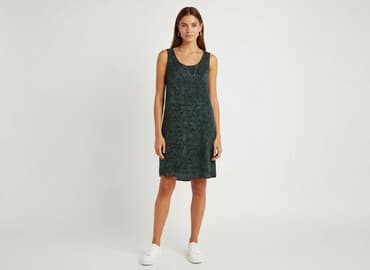 reserved sukienka butelkowa zieleń: Vila, Sukienka damska, rozmiar M — 6