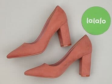 czerwone sandały na słupku ccc: Półbuty damskie, rozmiar 36 — 4