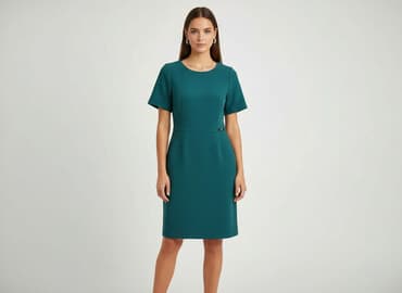 reserved sukienka butelkowa zieleń: Sukienka damska, rozmiar L — 6