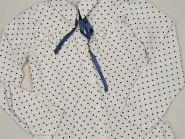 sukienki w geometryczne wzory: Shirt 12 years, condition - Perfect, pattern - Print, color - White — 1
