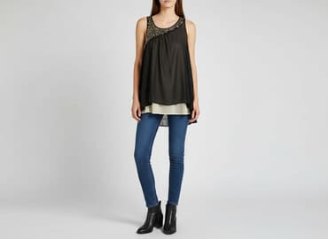 bluzki z jednym ramieniem: Topshop, Tunika damska, rozmiar S — 1