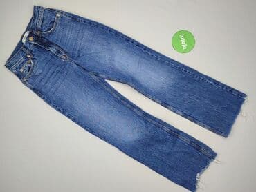 spodenki jeansowe z wysokim stanem pull and bear: PULL&BEAR, Jeansy damskie, rozmiar 2XS — 2