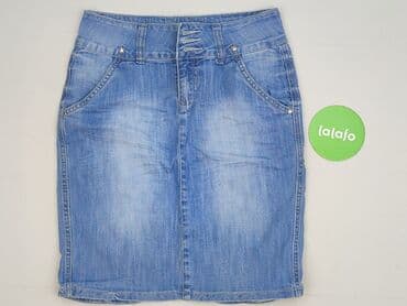 spódnice jeansowe trapezowe midi: Spódnica damska, M — 2