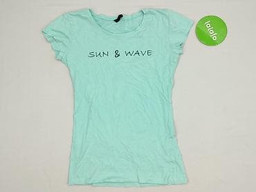 falowany: T-shirt damski, rozmiar XS — 2