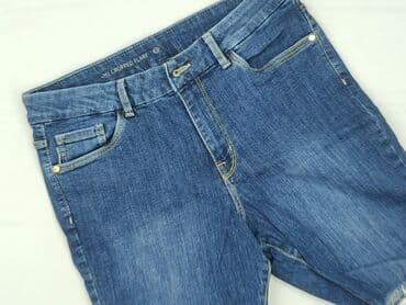 krótkie spodenki jeansowe plus size: C&A, Shorts for women, size L (EU 40) — 1