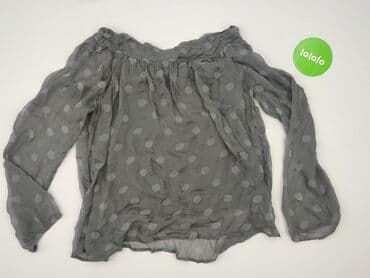 biała jedwabna bluzka damska: Bluzka damska, rozmiar L — 2