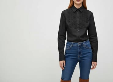 koszula z imitacji skóry zara: Zara, Сорочка жіноча, розмір S — 1