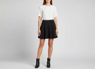 spódnice prążkowane czarne: Spódnica damska, rozmiar M — 7