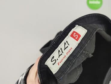 czarne jeansy pull bear: Fashion Jeans, Jeansy dla mężczyzn, rozmiar M — 4