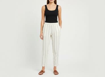 spodnie materiałowe tommy hilfiger: H&M, Spodnie materiałowe damskie, rozmiar L — 6