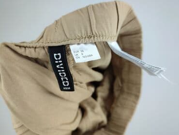 joggery bawełniane damskie: Divided, Material trousers for women, size S (EU 36) — 4
