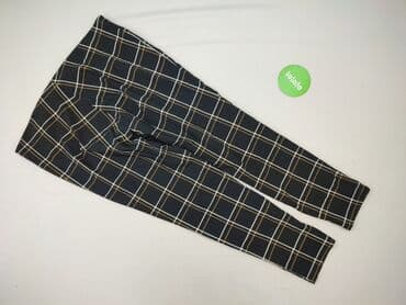 długie spodnie damskie dla wysokich: Janina, Spodnie materiałowe damskie, rozmiar 3XL — 3