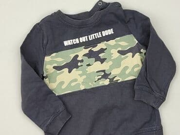 koszula w geometryczne wzory: Sweatshirt, 1.5-2 years, 86-92 cm, condition - Good — 1