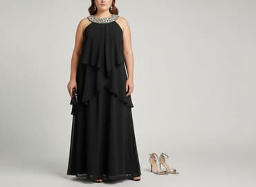 suknie dla matki pana młodego: First, Sukienka damska, rozmiar 4XL — 6