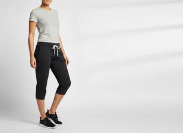 kapcie puchowe nike: Nike, Spodnie 3/4 damskie, rozmiar L — 7