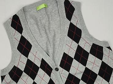 sweter czerwony: Lindex, Kamizelka damska, rozmiar L — 1