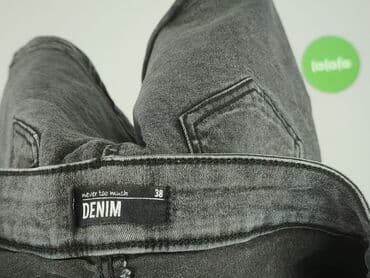 szorty jeansowe damskie szare: Denim, Szorty damskie, rozmiar M — 4