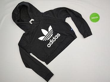 black squad kurtki: Adidas, Bluza z kapturem damska, rozmiar M — 2