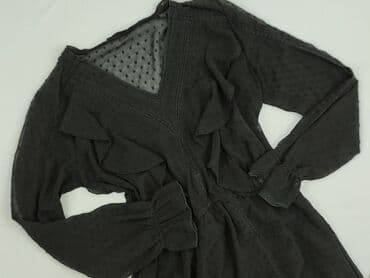 czarna sukienka z długim rękawem sinsay: Sinsay, Sukienka damska, rozmiar S — 1