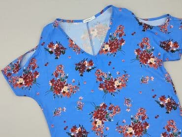 zwiewna bluzki w kwiaty: Bluzka damska, rozmiar S — 1