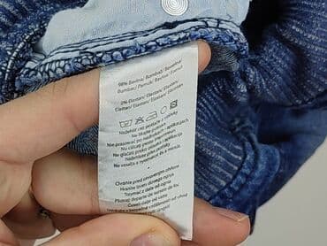 stradivarius spodnie woskowane: Spodnie jeansowe, Pepco, 9-12 miesięcy, stan - Idealny — 5
