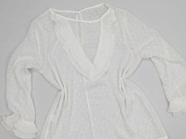 bluzka z tiulowymi bufkami: Bluzka damska, rozmiar S — 2