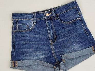 szerokie krótkie spodenki jeansowe: Stradivarius, Shorts for women, size XS — 2