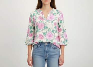 bluzka w kwiaty new yorker: Cleve, Bluzka damska, rozmiar M — 6