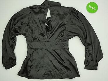 bialy satynowy top: Bluzka damska, rozmiar S — 3