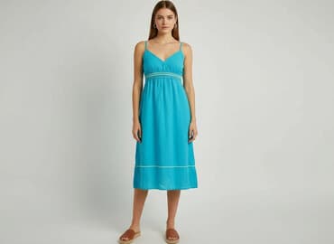sukienki turkusowe na wesele: Promod, Sukienka damska, rozmiar S — 6
