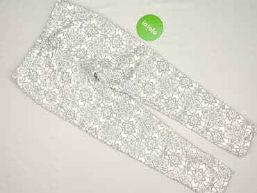 spodnie cyfrowa flora: Freesia, Spodnie materiałowe damskie, rozmiar M — 3