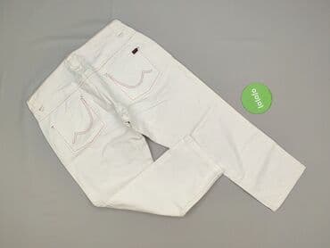 białe spodnie damskie mohito: Oasis, Jeansy damskie, rozmiar M — 2