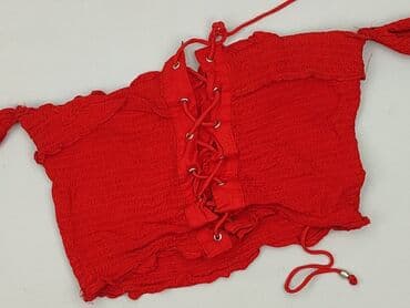 czerwony top stradivarius: New Yorker, Top damski, rozmiar XS — 1