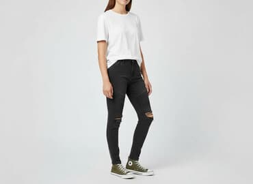 divided jeans: H&M Divided, Jeansy damskie, rozmiar XL — 8