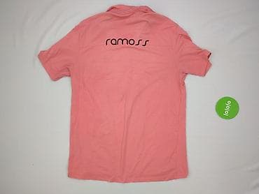 pull amd bear: Rosso, Koszulka polo dla mężczyzn, rozmiar 2XL — 3