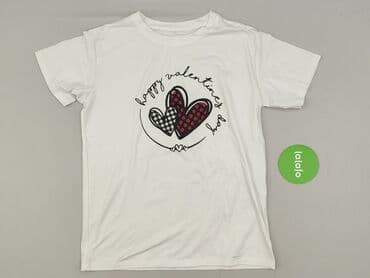 bluzki w paski z serduszkiem: T-shirt damski, rozmiar M — 2