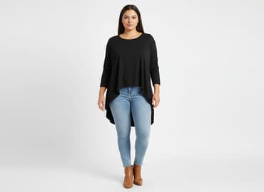 bluzki nietoperz plus size: Bluzka damska, rozmiar 3XL — 5