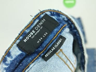 Spodnie: House of Denim, Jeansy dla mężczyzn, rozmiar L — 4