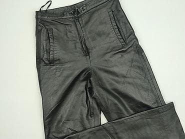 halter: Spodnie skórzane damskie Cabrini Silver Line - Materiał: prawdziwa — 1