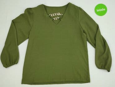 zielone eleganckie bluzki: Bluzka damska, rozmiar M — 2