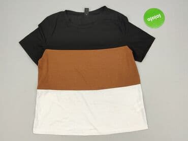 koszulka polo w paski damska: Shein, T-shirt damski, M — 2