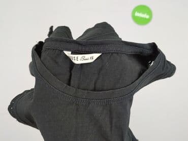 bluzki czarne z koronki: Basic, Top damski, rozmiar XS — 4