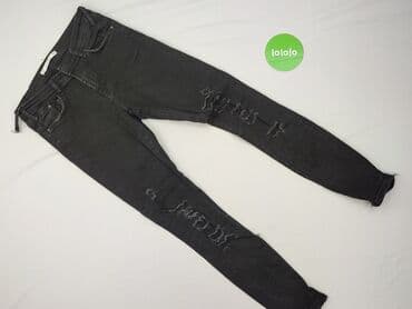 zara spodnie czarne szerokie: Zara, Jeansy damskie, rozmiar S — 2