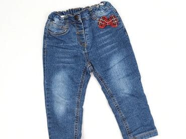 джинсова куртка: Denim pants, So cute, 12-18 months, condition - Perfect — 1