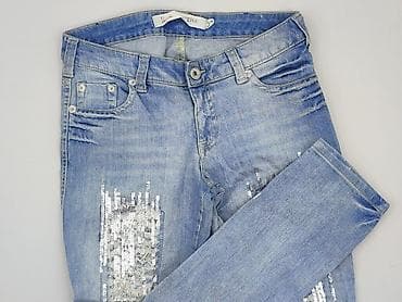 dzwony jeans: Denim, Jeansy damskie, rozmiar S — 1