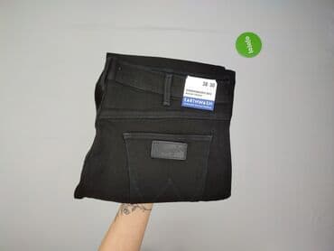 pasek ozdobny do sukienki plus size: Wrangler, Jeansy dla mężczyzn, rozmiar L — 7